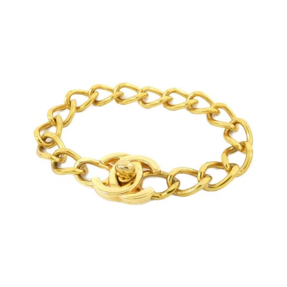 Chanel Coco Mark Gold Gold Plated bracelet - Picture 1 of 4